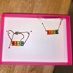 New Betsey Johnson necklace and bracelet